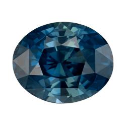 Sapphire Oval 2.13 carat Blue Green Photo
