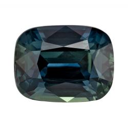 Sapphire Cushion 2.04 carat Green Photo