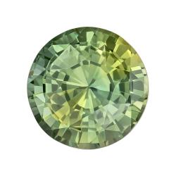 Sapphire Round 1.50 carat Green Photo