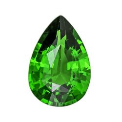 Garnet Pear 0.90 carat Green Photo