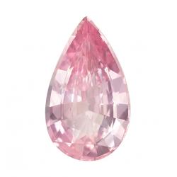 Sapphire Pear 1.57 carat Pink Orange Photo