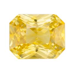 Sapphire Radiant 2.09 carat Yellow Photo