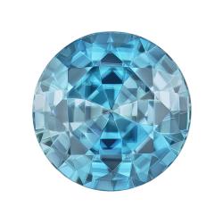 Zircon Round 2.42 carat Blue Photo
