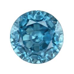 Zircon Round 2.20 carat Blue Photo