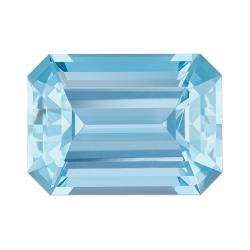 Aquamarine Emerald 4.83 carat Blue Photo