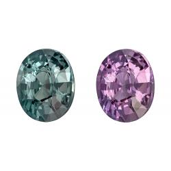 Alexandrite Oval 0.38 carat Purple/Green Photo