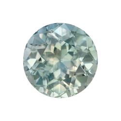 Sapphire Round 1.03 carat Green Photo