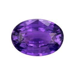Sapphire Oval 1.01 carat Purple Photo