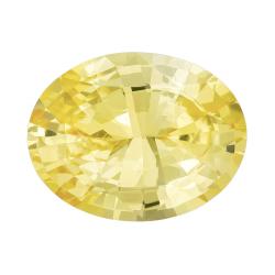 Sapphire Oval 2.54 carat Yellow Photo