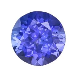Tanzanite Round 0.75 carat Blue Purple Photo