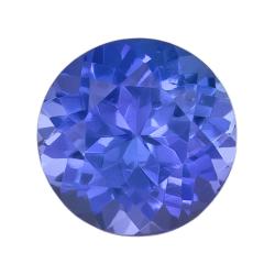 Tanzanite Round 0.75 carat Blue Purple Photo