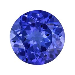 Tanzanite Round 1.03 carat Blue Purple Photo