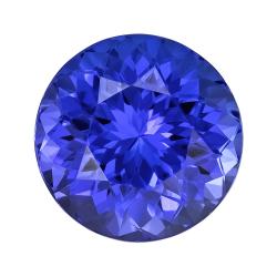 Tanzanite Round 1.47 carat Blue Purple Photo