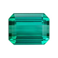 Tourmaline Emerald 6.44 carat Blue Green Photo