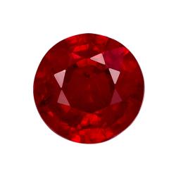 Ruby Round 0.67 carat Red Photo
