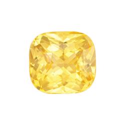 Sapphire Cushion 1.68 carat Yellow Photo