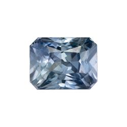Sapphire Radiant 1.55 carat Gray Photo