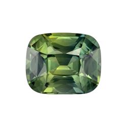 Sapphire Cushion 1.56 carat Green Photo