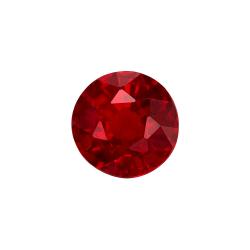 Ruby Round 0.63 carat Red Photo