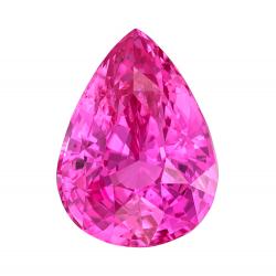 Sapphire Pear 3.11 carat Pink Photo
