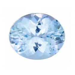 Aquamarine Oval 3.34 carat Blue Photo