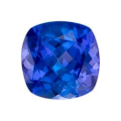 Tanzanite Cushion 2.32 carat Blue Purple Photo