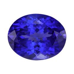 Tanzanite Oval 3.18 carat Blue Purple Photo