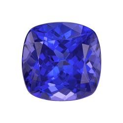 Tanzanite Cushion 2.81 carat Blue Purple Photo