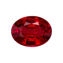 Ruby Oval 1.52 carat Red Photo