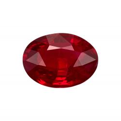 Ruby Oval 1.37 carat Red Photo