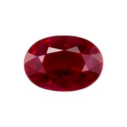 Ruby Oval 1.54 carat Red Photo