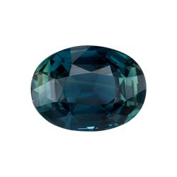 Sapphire Oval 1.72 carat Blue Green Photo