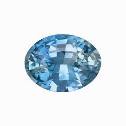 Sapphire Oval 1.18 carat Blue Green Photo