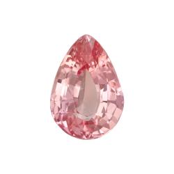 Sapphire Pear 1.08 carat Pink Orange Photo
