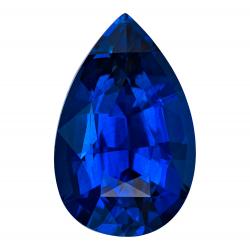Sapphire Pear 5.00 carat Blue Photo