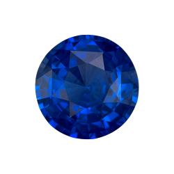 Sapphire Round 1.60 carat Blue Photo