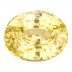 Sapphire Oval 5.56 carat Yellow Photo