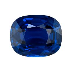 Sapphire Cushion 3.09 carat Blue Photo