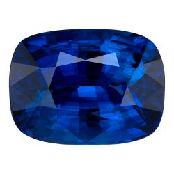 Sapphire Cushion 6.04 carat Blue Photo