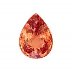 Sapphire Pear 1.62 carat Orange Photo