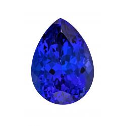 Tanzanite Pear 4.69 carat Blue Purple Photo