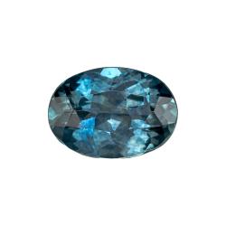 Sapphire Oval 0.92 carat Blue Green Photo