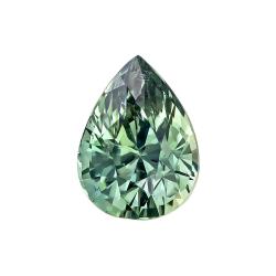 Sapphire Pear 1.46 carat Green Photo