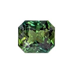 Sapphire Radiant 1.18 carat Green Photo