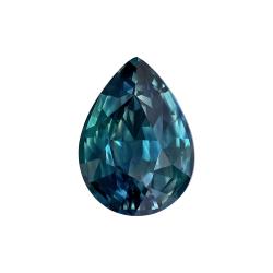 Sapphire Pear 1.11 carat Blue Green Photo