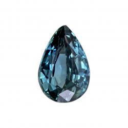 Sapphire Pear 1.10 carat Blue Green Photo