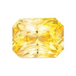 Sapphire Radiant 3.04 carat Yellow Photo
