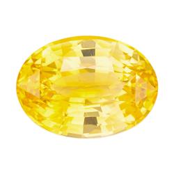 Sapphire Oval 3.53 carat Yellow Photo