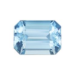 Aquamarine Emerald 1.33 carat Blue Photo