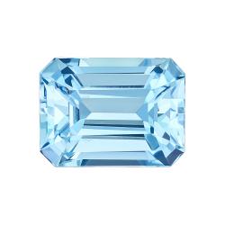 Aquamarine Emerald 1.60 carat Blue Photo